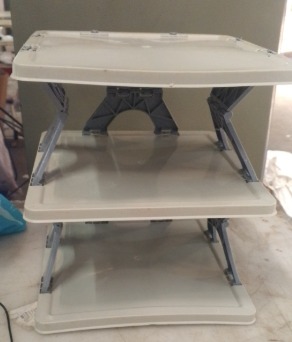 Plastic Shoe Rack With 3 Layer Shoes Stand Multifunctional Entryway Foldable Grey