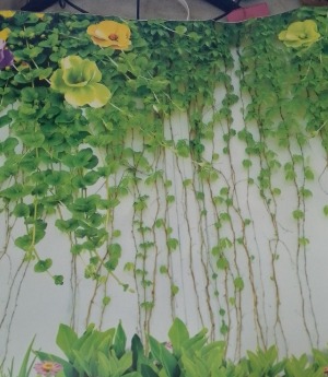 Wallpaper For Home Wall Decorative 3D Vintage Leaves Printed Green 3 Mtr