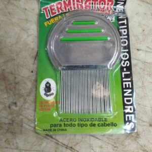 Stainless Steel Lice Treatment Comb Louse And Nit Dust Comb Fine Hair Brushes For Dog Cat
