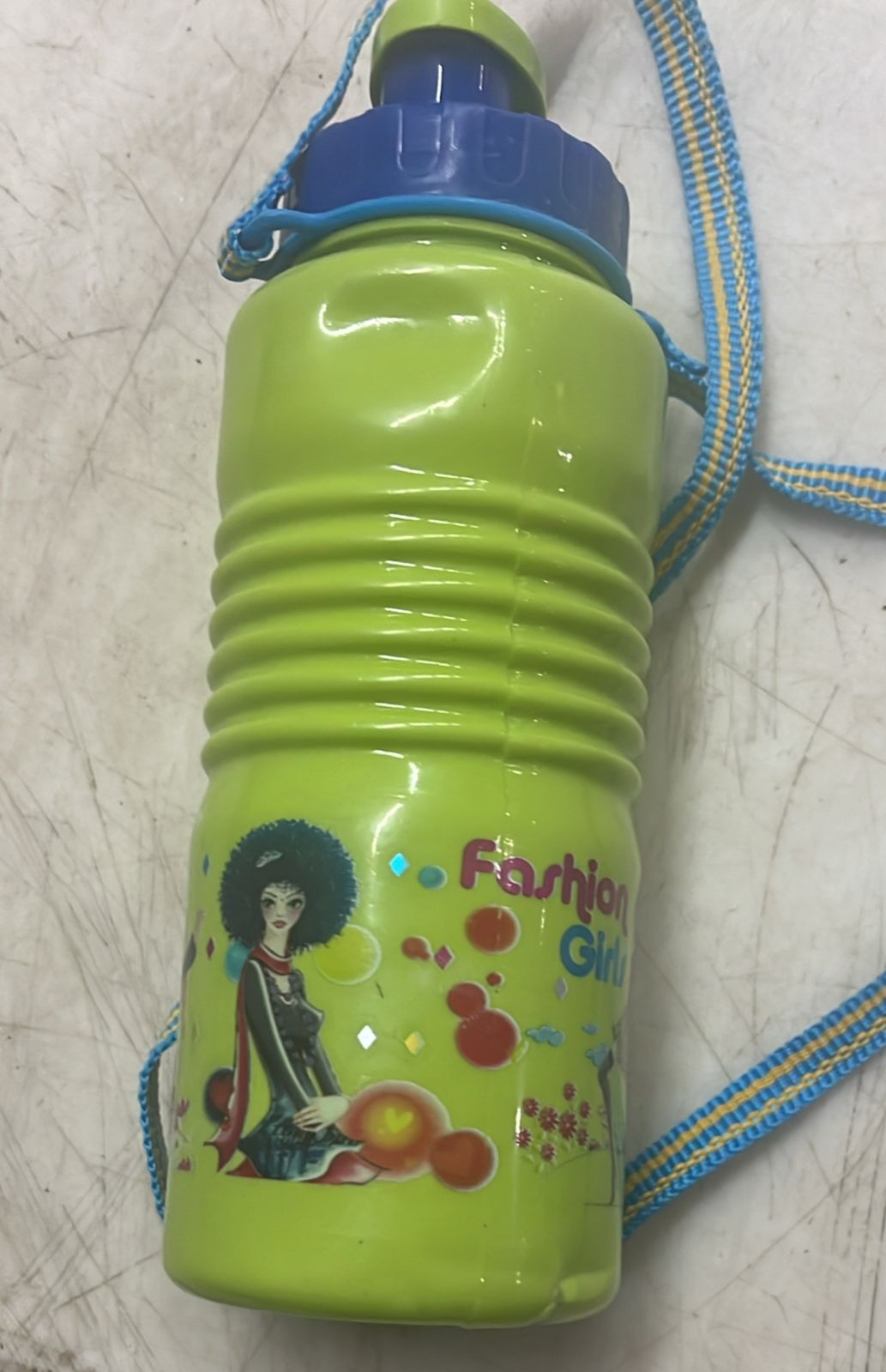 Kids Girl Water Bottle Green Color 400Ml