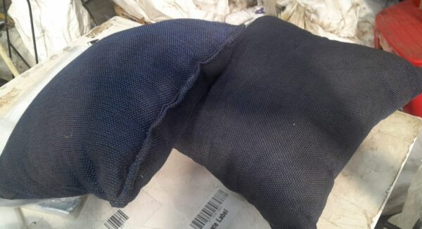 Cushion Pillow Grey Square Set Of 2