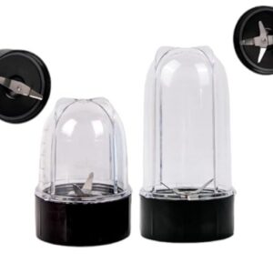 Nutri Blender Small and Big Jars Attachment Polycarbonate 300Ml Plus 500Ml