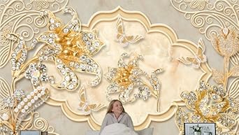 White Yellow Flowers Butterflies Hd 3D Wallpaper For Bedroom 122 Cm X 91 Cm