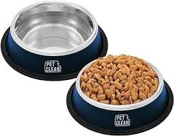 Pet Clean Dog Bowl Stainless Steel Food Water Feeding Bowl For Dogs Cats