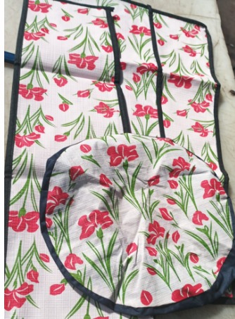 Pink Printed Waterproof Ceiling Fan Cover