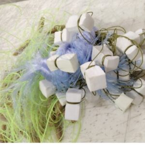 Green And Blue Color Fishing Net