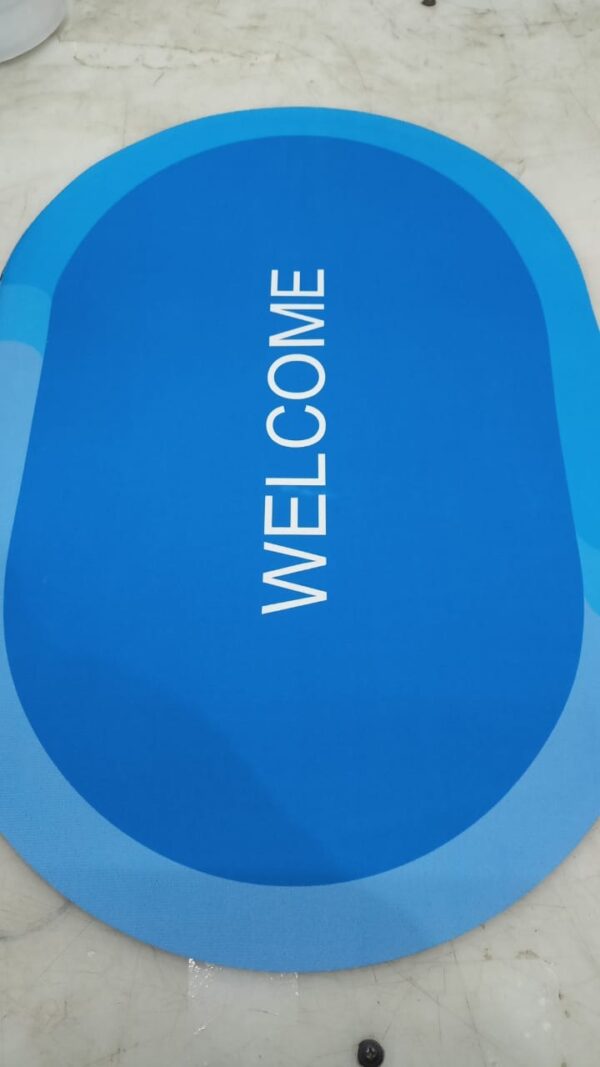 Khf Matend Doormat Color Blue
