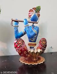 Lord Krishna Idol For Gifts And Pooja Room Handcrafted Krishna Statue