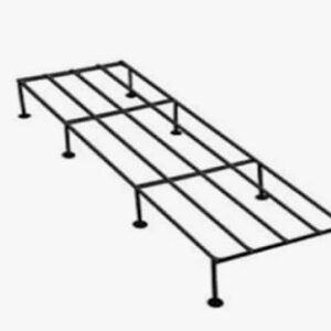 Single Step Black Lite Plant Stand Black