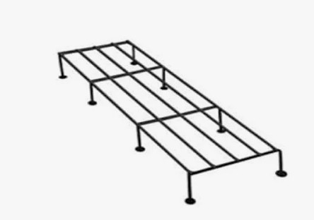 Single Step Black Lite Plant Stand Black