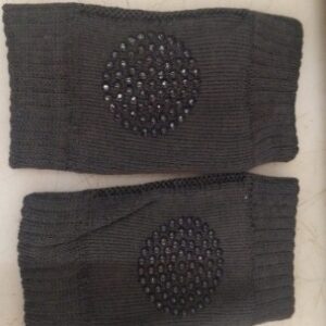 Baby Knee Pads Baby Elbow Guards Anti Slip Breathable Comfortable For Home Dark Grey 1 Pair