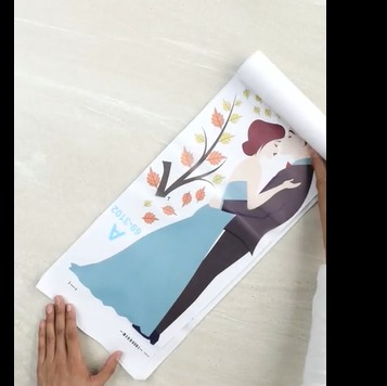 Couple Printed Stickers For Home Decor