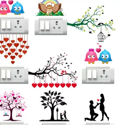 Wall Sticker For Living Room Bedroom Office Home Hall Decor Size 32 Point 5 Cm X 48Cm