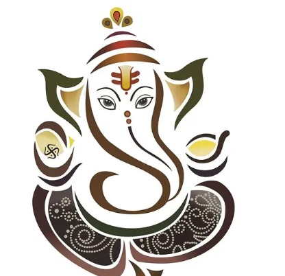 Beautiful Ganesh Ji Wall Sticker