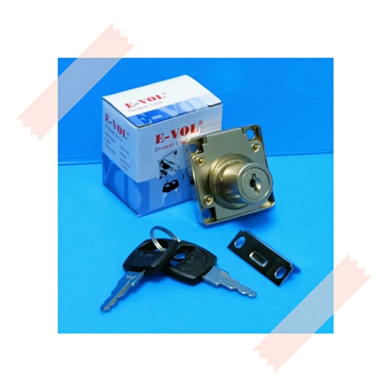 E Vol Drawer Lock L22Mm
