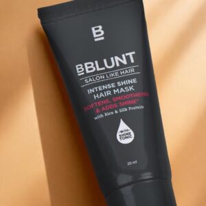 Bblunt Intense Shine Hair Mask With Rice and Silk Protein 20Ml