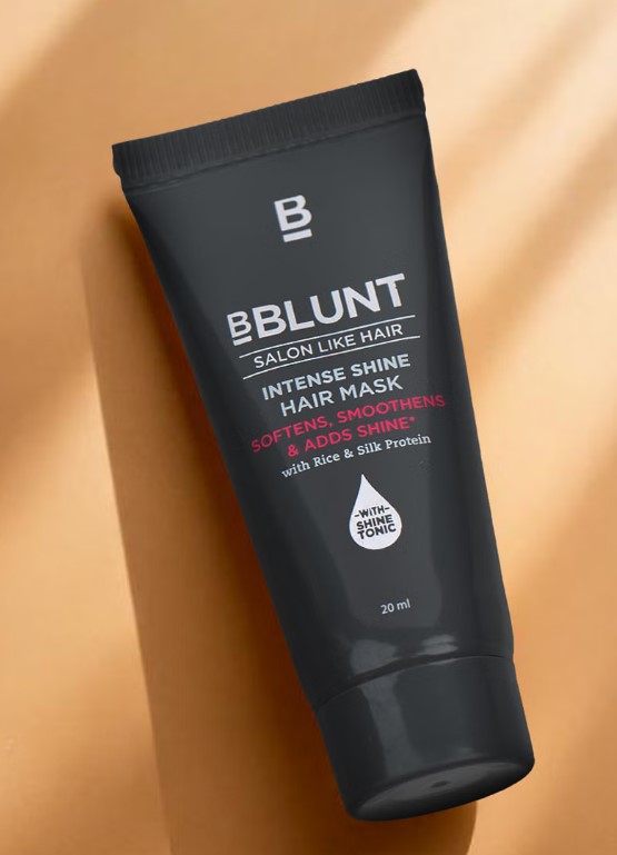 Bblunt Intense Shine Hair Mask With Rice and Silk Protein 20Ml
