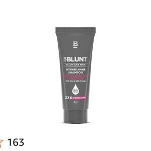 Bblunt Intense Shine Shampoo With Rice and Silk Protein For Shinier Hair 20 Ml