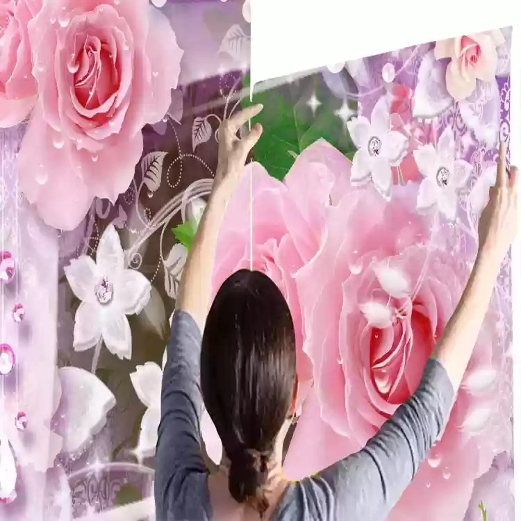 Royal Floral and Botanical Multicolor Wallpaper Set Of 2