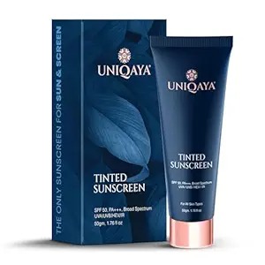 Uniqaya Tinted Sunscreen Spf 50 Pa Plus 50Gm