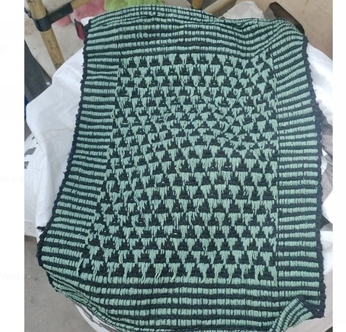 Green And Black Colour Stylish Door Mat