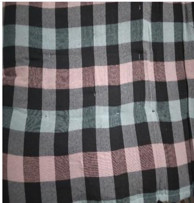 Multicolour Checked Single Bed Matress