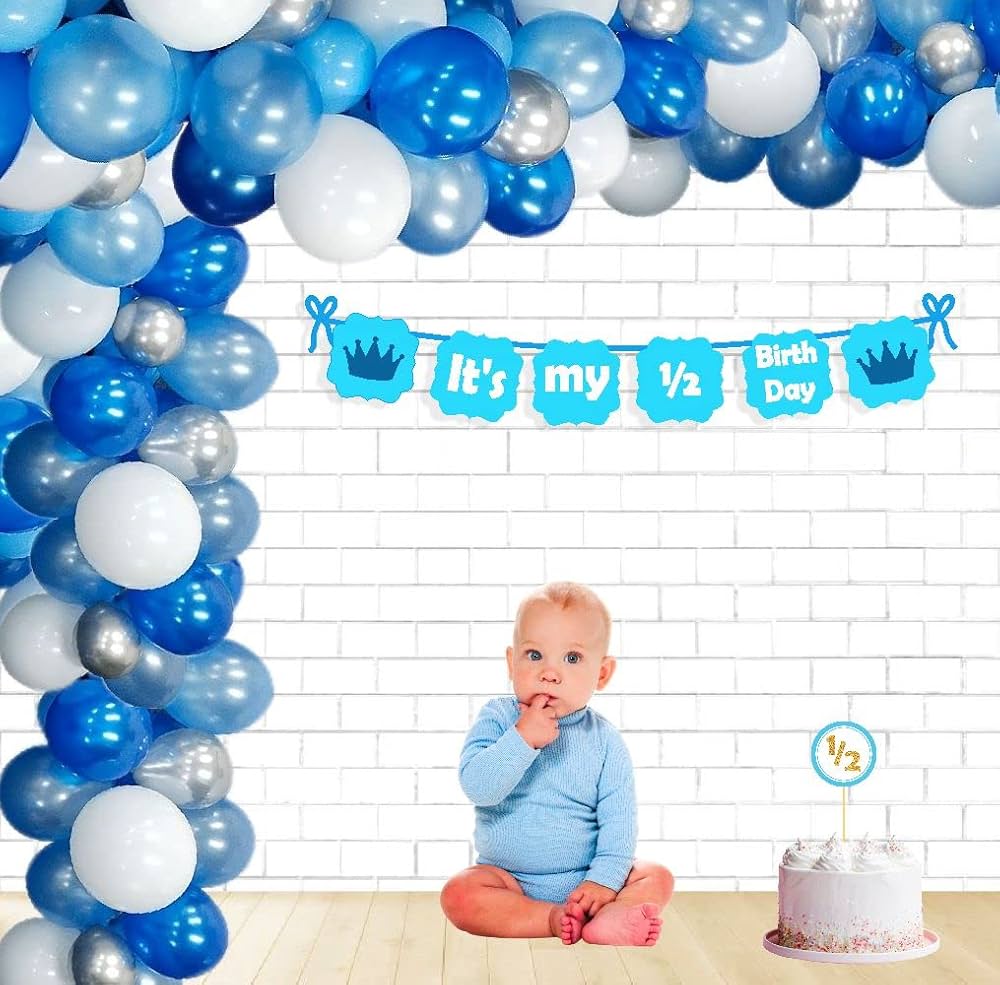 Its My Half Birthday Decoration For Baby Boy