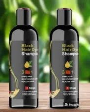 Unisex Instant Herbal Hair Dye Shampoo For Black Hair Coverage 100Ml