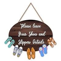 Nexten Shoes And Slippers Outside Wooden Wall Decorative Item For Shoe Rack
