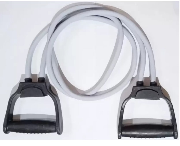 Toning Tube Latex Tube Exerciser With D Handle