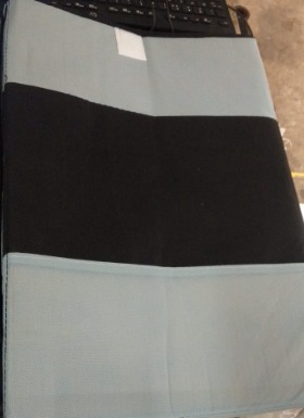 Laundry Bag For Clothes 68L Black And Grey