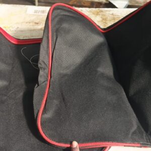 Black And Red Colour Cloth Storage Bag Pack Of 2