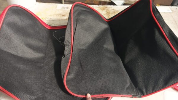 Black And Red Colour Cloth Storage Bag Pack Of 2