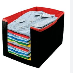 Black And Red Clothes For Wardrobe Storage Organizer Box