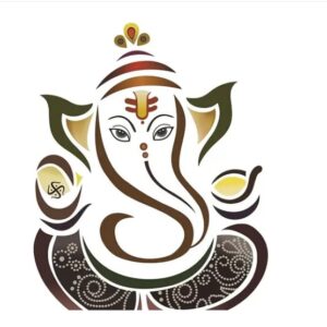 Beautiful Ganesh Ji Wall Sticker