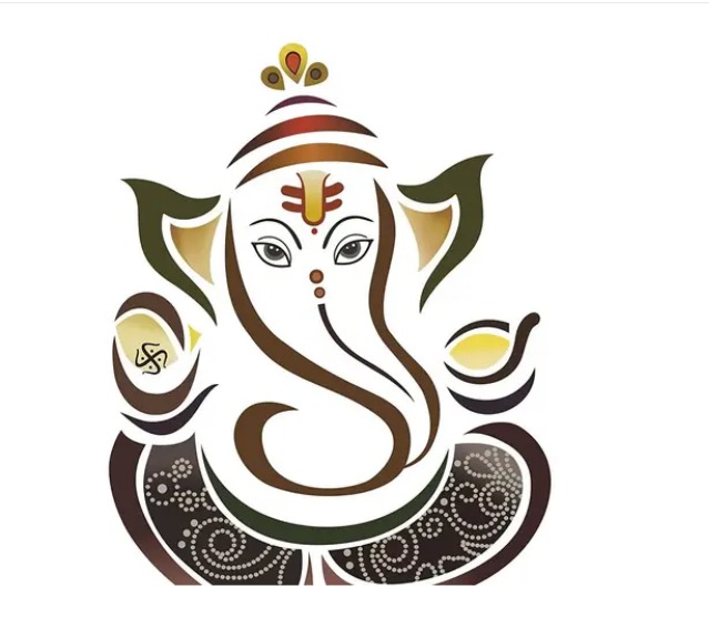 Beautiful Ganesh Ji Wall Sticker