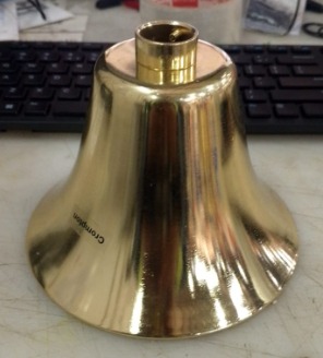 Crompton Hanging Bell Light Gold