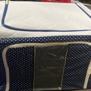 Laundry Bag White And Blue Color