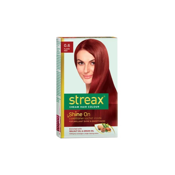 Streax Hair Colour 06 Flame Red 70Gm50Ml
