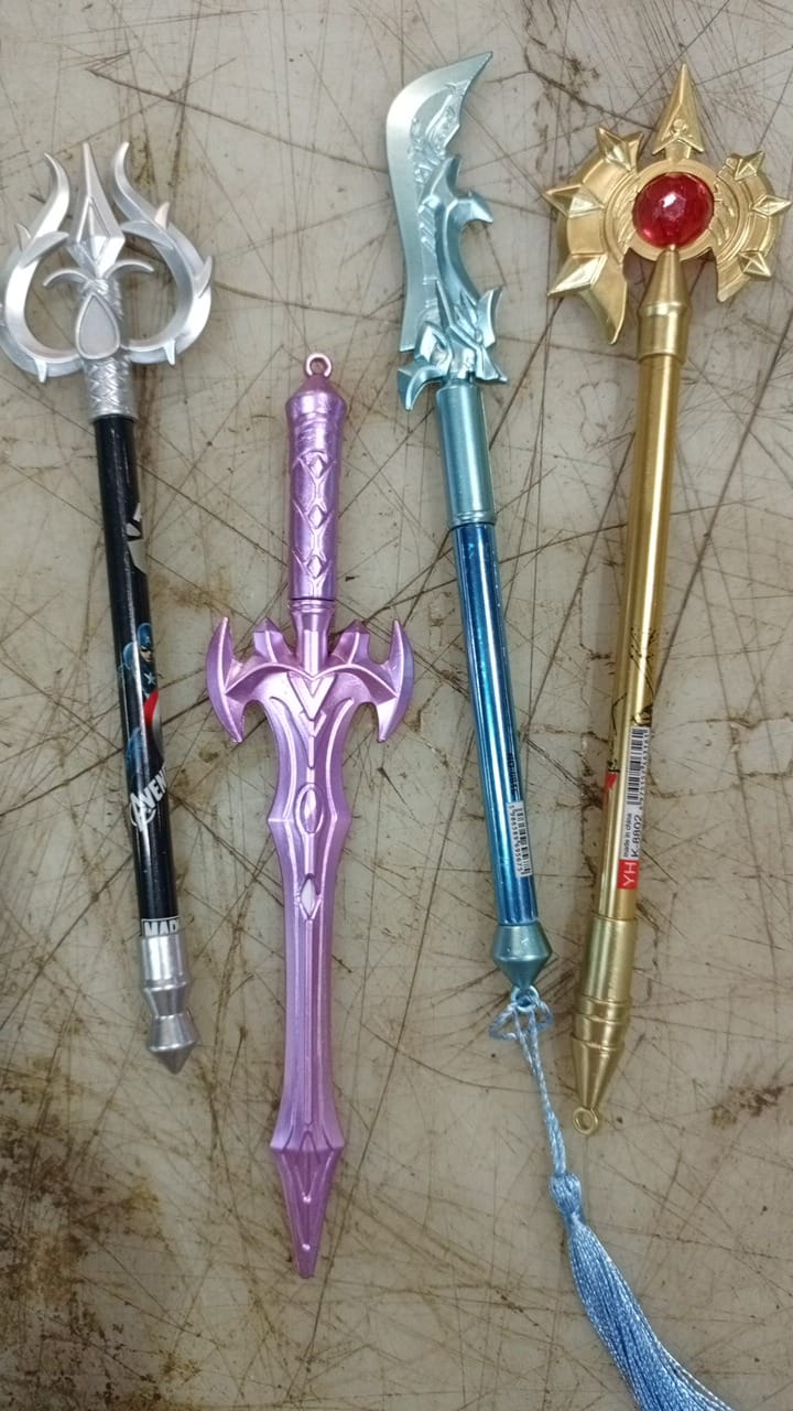 Sword Gel Pen Blue Pack Of 4