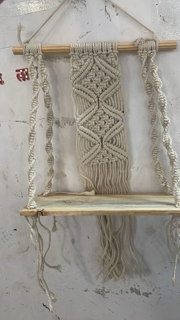 Wall Hanging Shelf Boho Home Decor