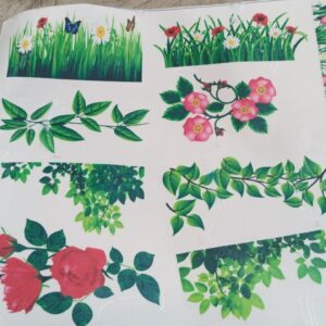 Greenary Grass Switch Board Sticker Wall Sticker Reusable Sticker