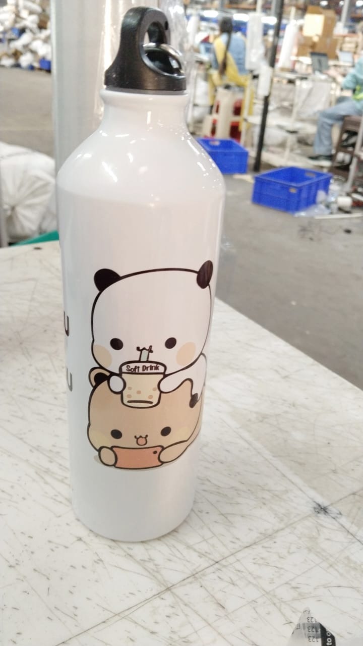Asha Gifts Bubu Dudu Lover Character 600 Ml Water Bottle