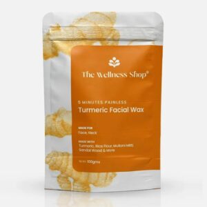Turmeric Facial Wax 5 Minutes Painless Herbal Wax Powder 100G