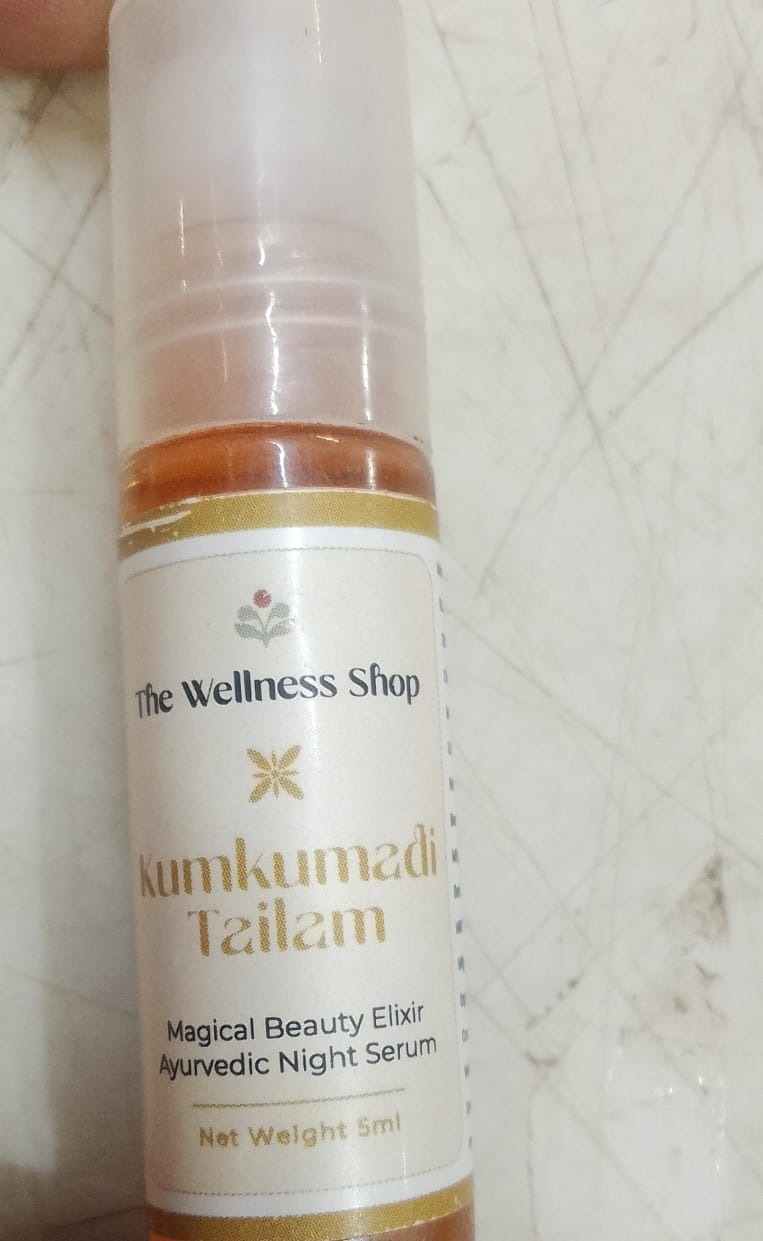 The Wellness Shop Kumkumadi Tailam Ayurvedic Night Serum 5Ml