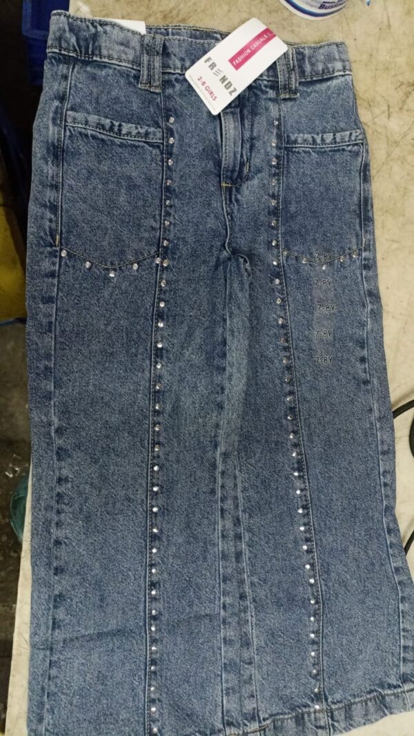 Frendz Jeans For Girls Color Dark Blue Size 2 To 3 Yrs