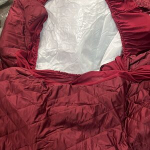 Luxurious Life Fitted Single Size Mattress Cover Maroon