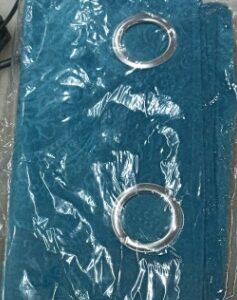 Window Curtain Sky Blue Colour Set Of 2