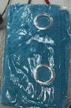 Window Curtain Sky Blue Colour Set Of 2