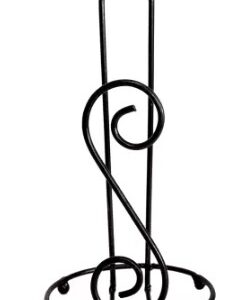 Craftkemp 1 Compartments Wrought Iron Napkin Roll Holder Black Pack Of 2